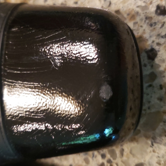 Salvatore Ferragamo Midnight Suede/ Leather Cap Toe Sonia Pump - Picture 7 of 12